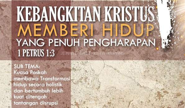 Pesan Paskah Tahun 2023 - GMIT Kota Kupang